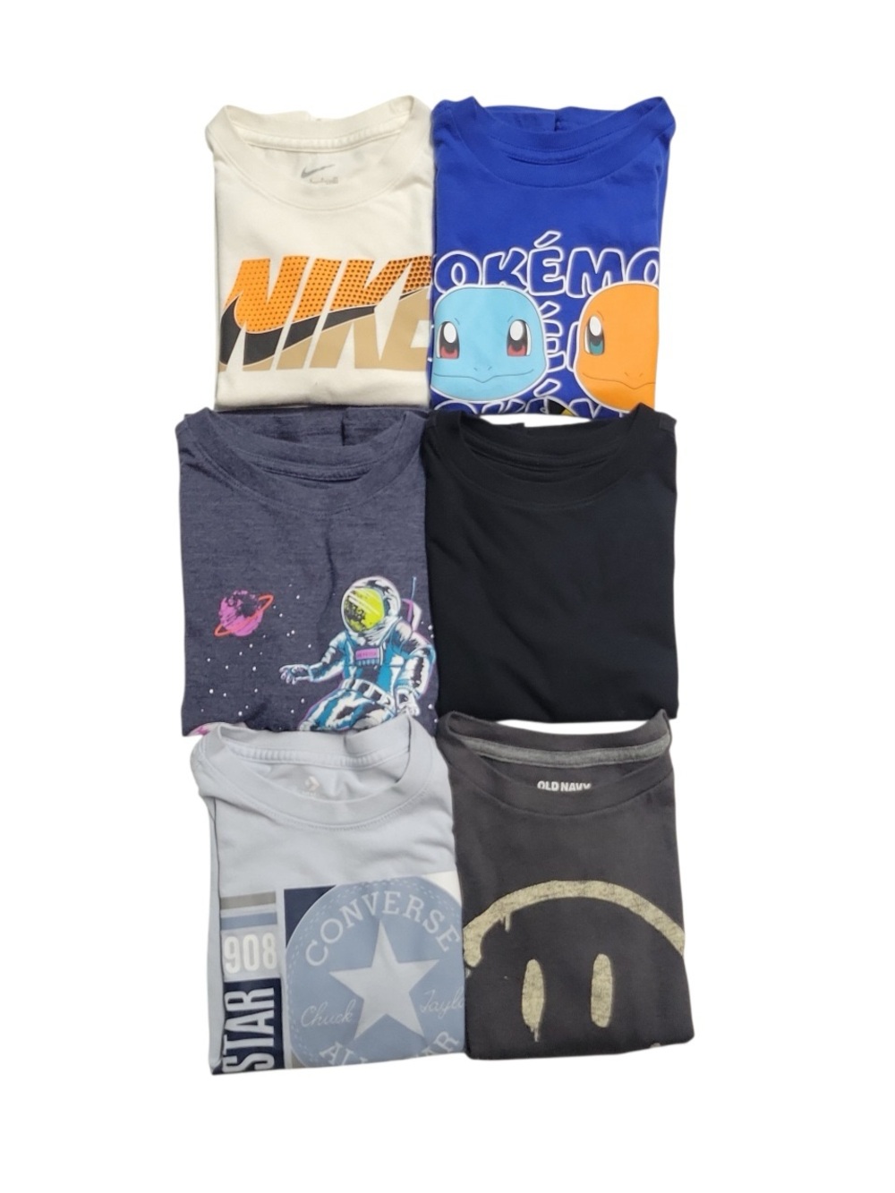 Kids Graphic Tee Bundle - Boys Casual Shirt size X-Small (4-5)